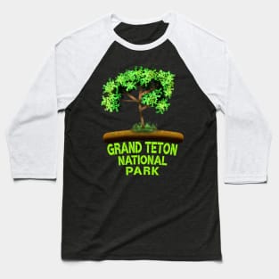 Grand Teton National Park Baseball T-Shirt